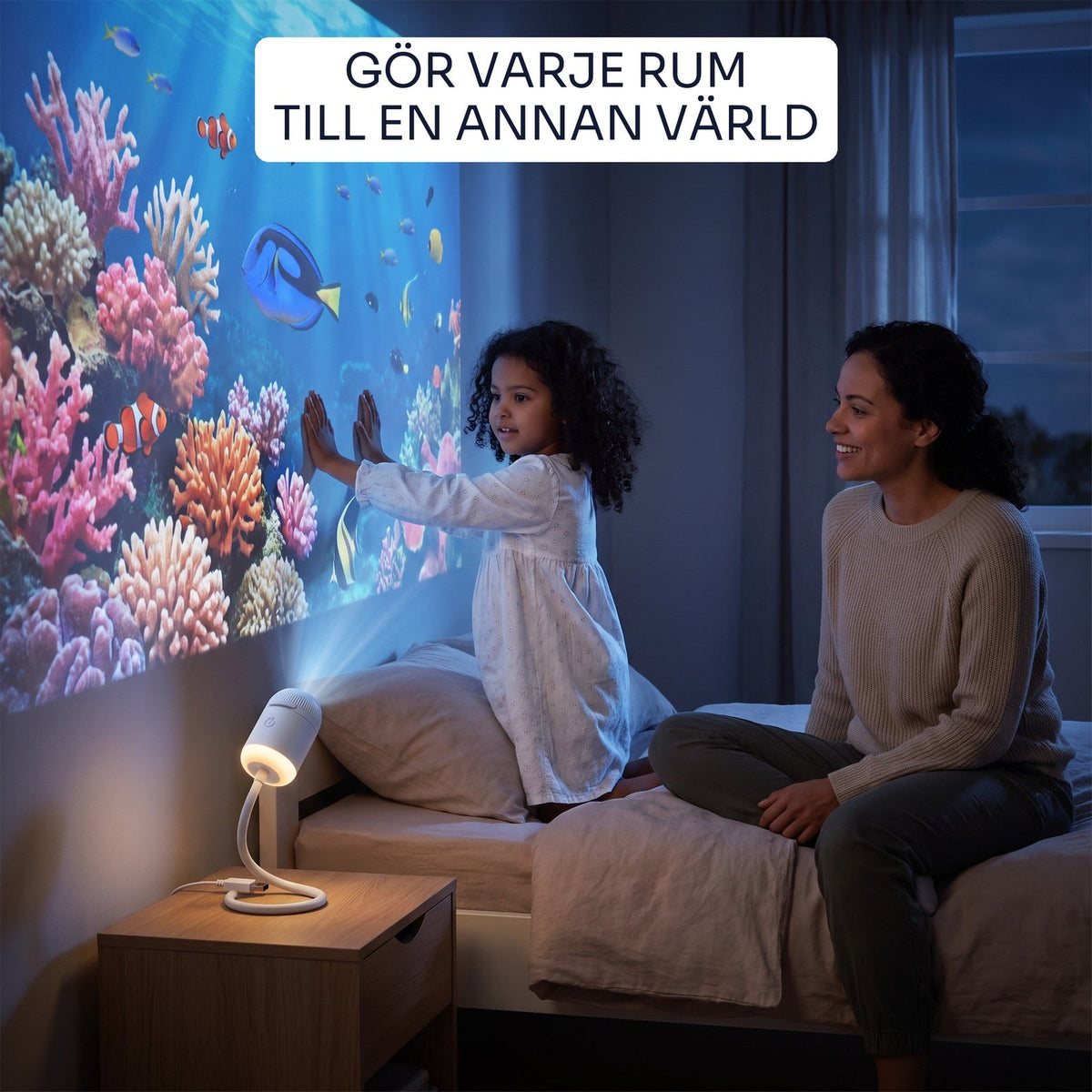 Starly gör väggen i ett barnrum till ett korallrev
